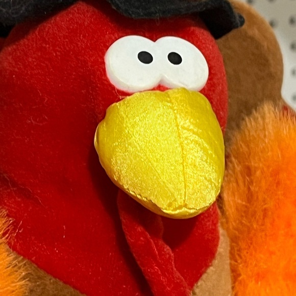 Vintage 1994 Gibson Greetings Mr. Gobbles Turkey Plush Thanksgiving 12” - Picture 4 of 13
